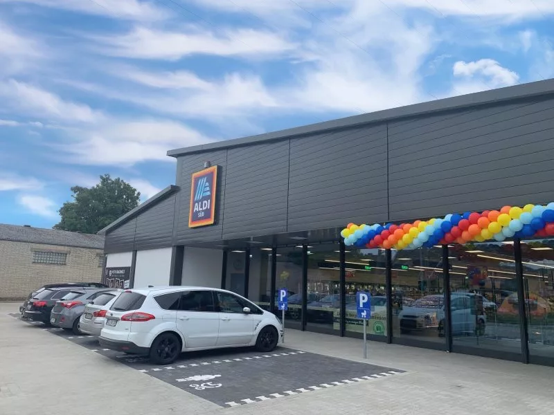 Ein brandneuer ALDI-Süd in Geldern-Süd.
